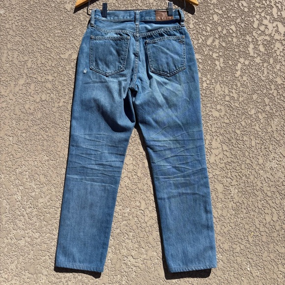 Madewell The Perfect Vintage Jean Size 24 Jeans Medium High Rise Distressed - Picture 4 of 9